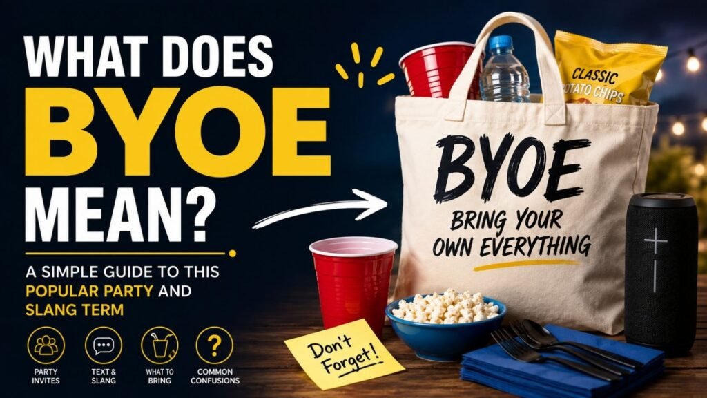 What Does BYOE Mean? A Simple Guide to This Popular Party and Slang Term