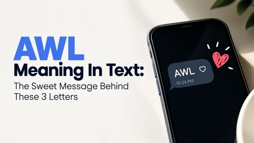 AWL Meaning In Text: The Sweet Message Behind These 3 Letters