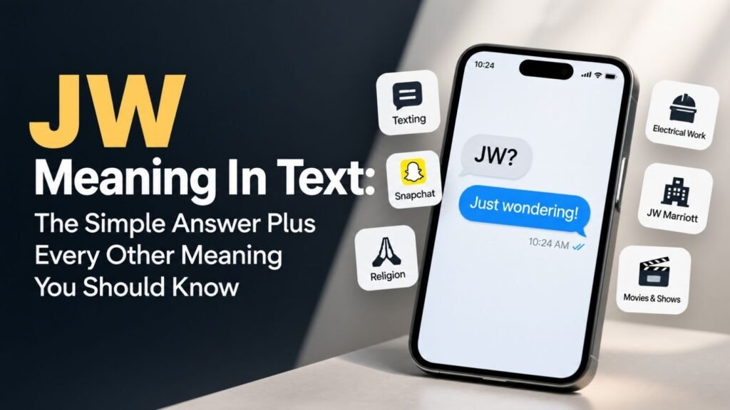 JW Meaning In Text: The Simple Answer Plus Every Other Meaning You Should Know