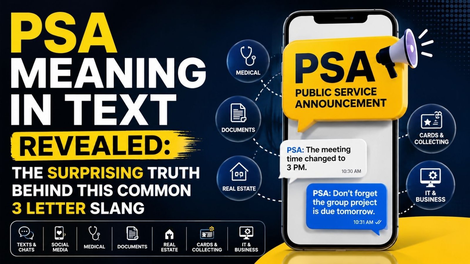 PSA Meaning In Text: What PSA Means And How People Actually Use It