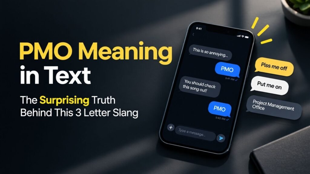 PMO Meaning Text: What Does PMO Mean in a Text Message?