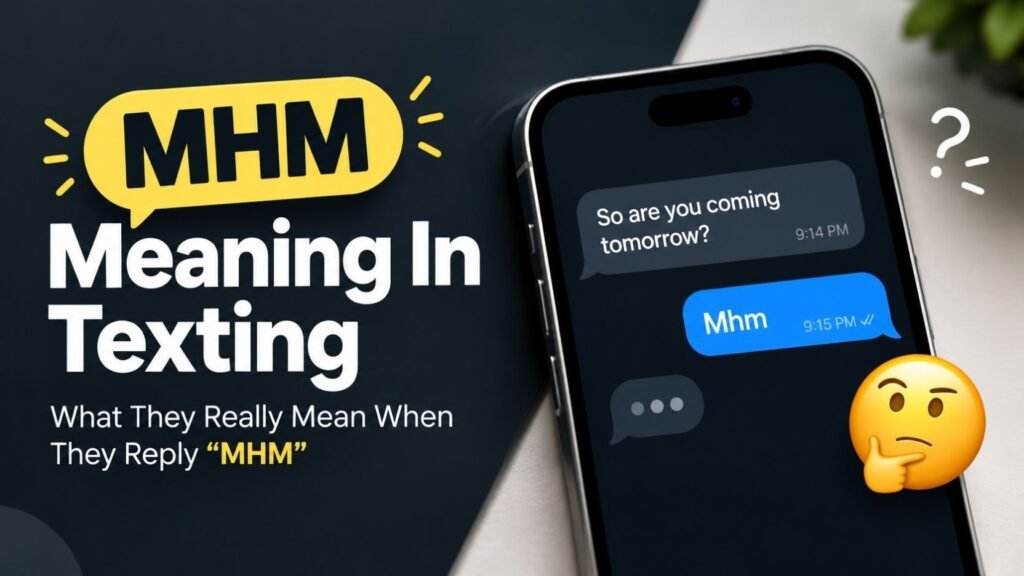 MHM Meaning In Texting: What It Really Means And How People Use It