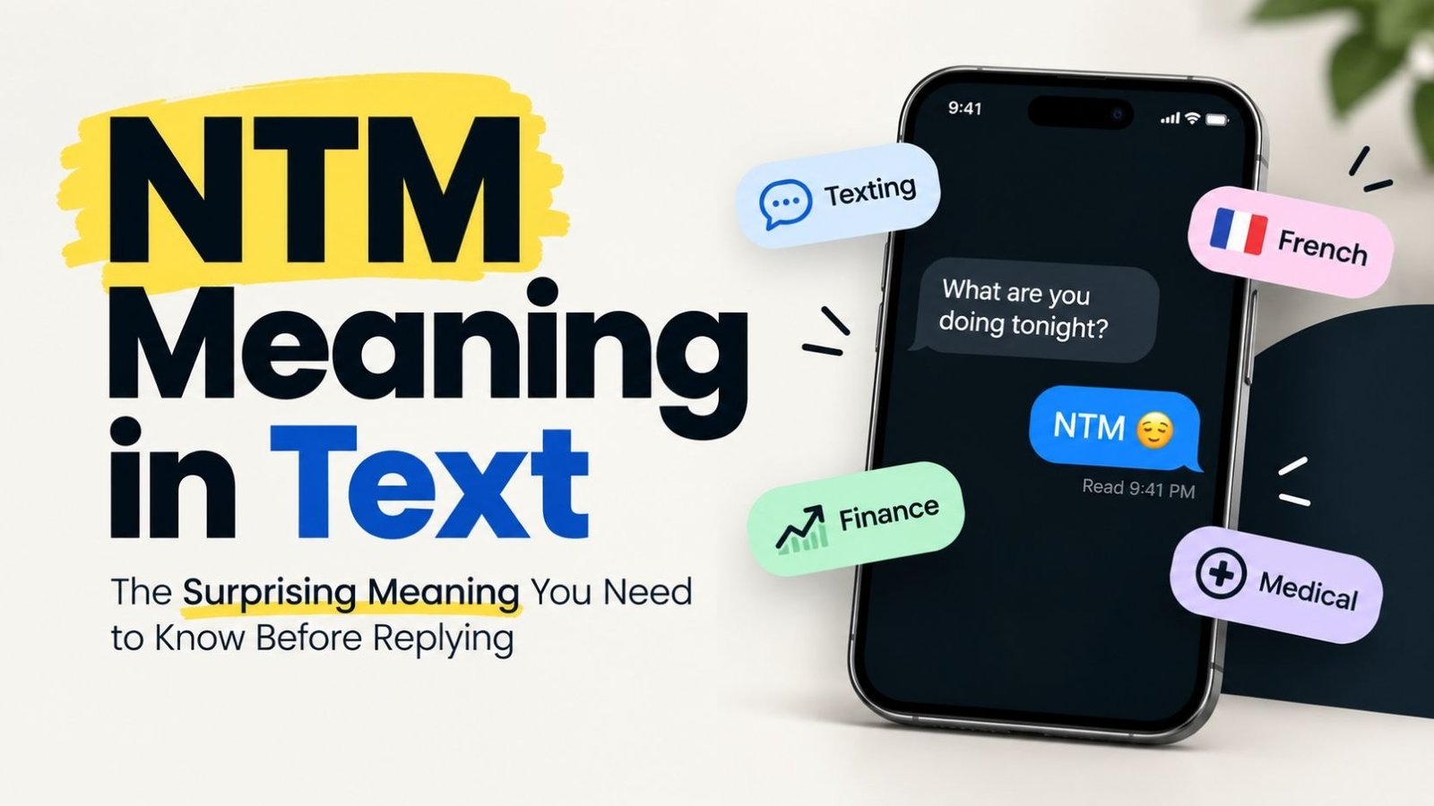 What Does NTM Mean in Text?